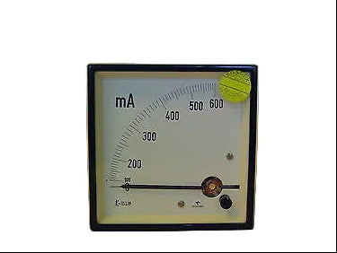 Amperemeter Gossen 0 - 600 mA Einbau 90x90 Messgerät Ampere S12/267