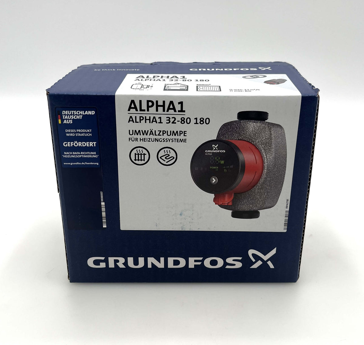 Grundfos Alpha1 32-80 180 Energiesparpumpe 1x230V 99345911 Heizungspumpe P26/11
