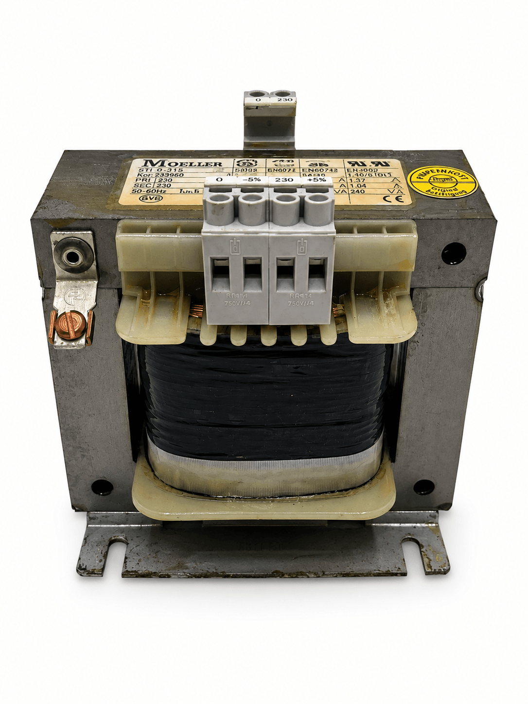 Moeller Transformer ST/0.315 – 315/750 VA – 230/230 V T11/38