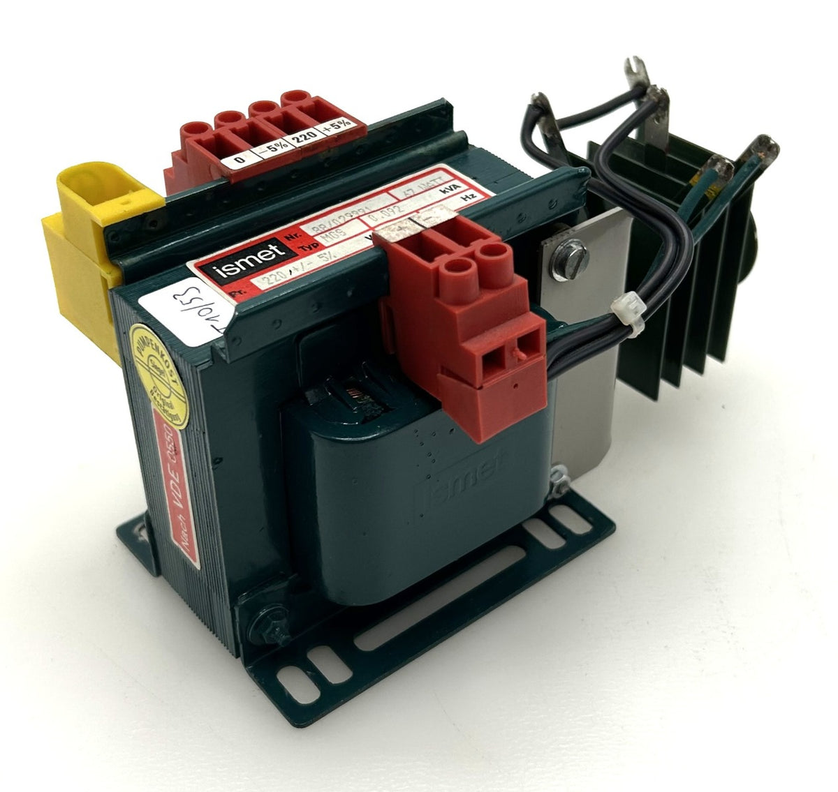 Ismet Transformator Trafo primär 220V sekundär 24V DC 92 VA T10/53
