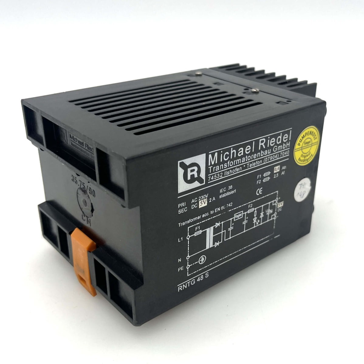 Riedel Trafo RNTG 48S 5V DC stabilisiert pr 230V Transformator T9/148