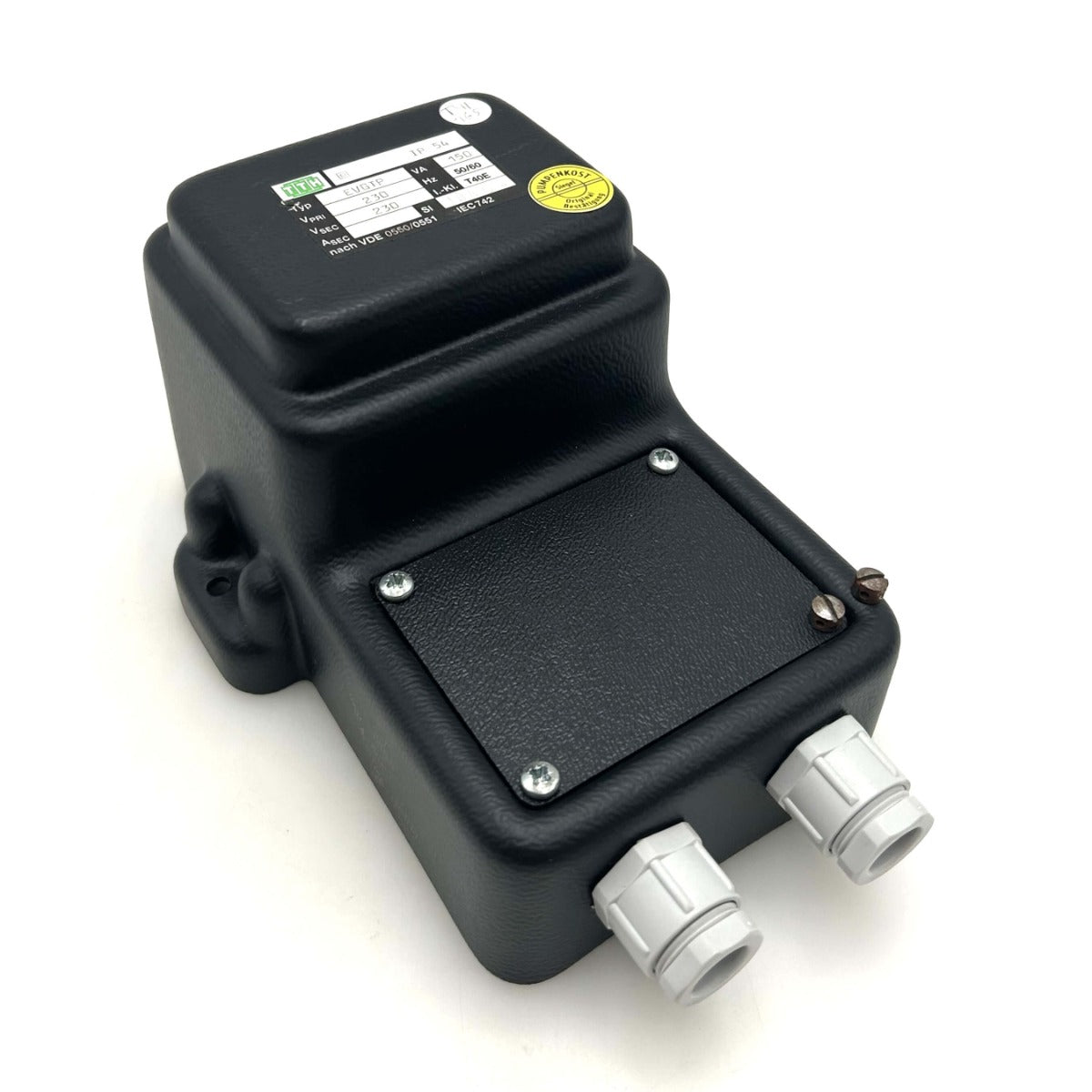 TTH EVGTP Transformator 230V → 230V 150VA Sicherheitstrenntrafo IP54 T9/165