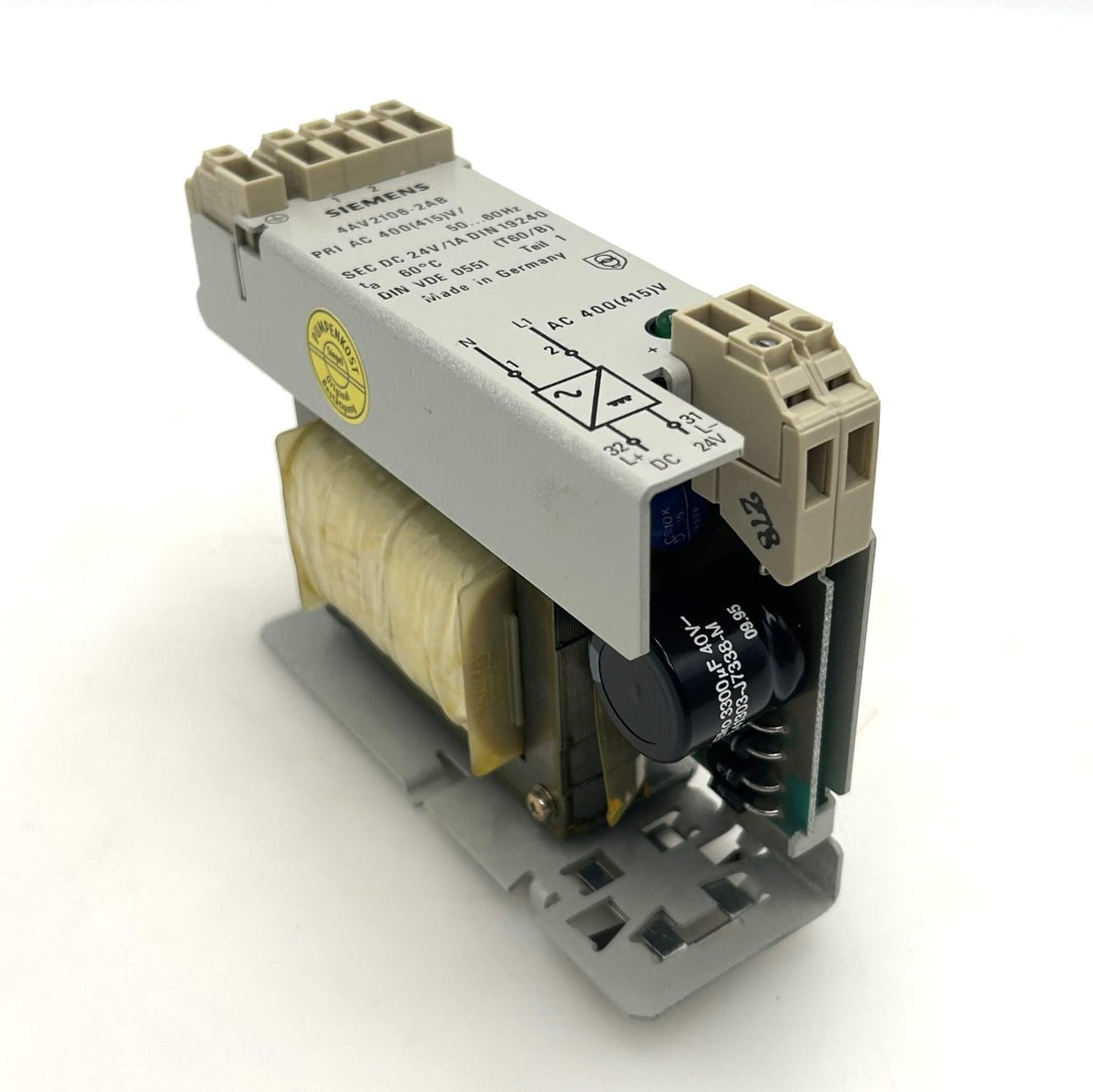 Siemens Transformator 4AV2106-2AB 400V → 24V DC 1A Industrie Trafo T9/166
