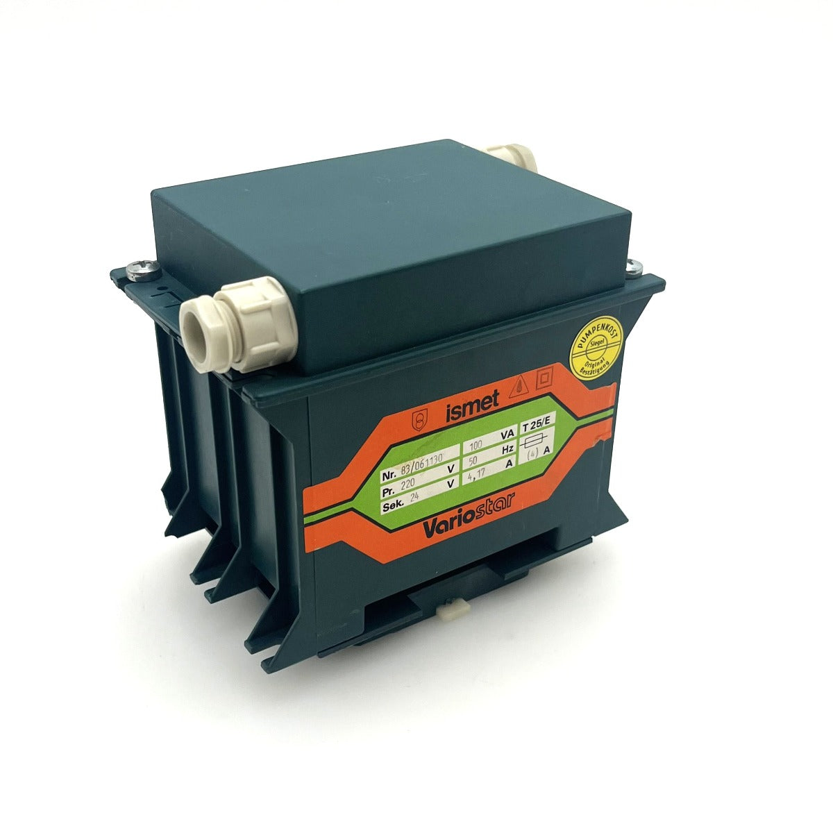 Trafo Ismet pri 220V sek 24 V AC 4,17 A 100 VA Sichertheitstrafo T9/1087