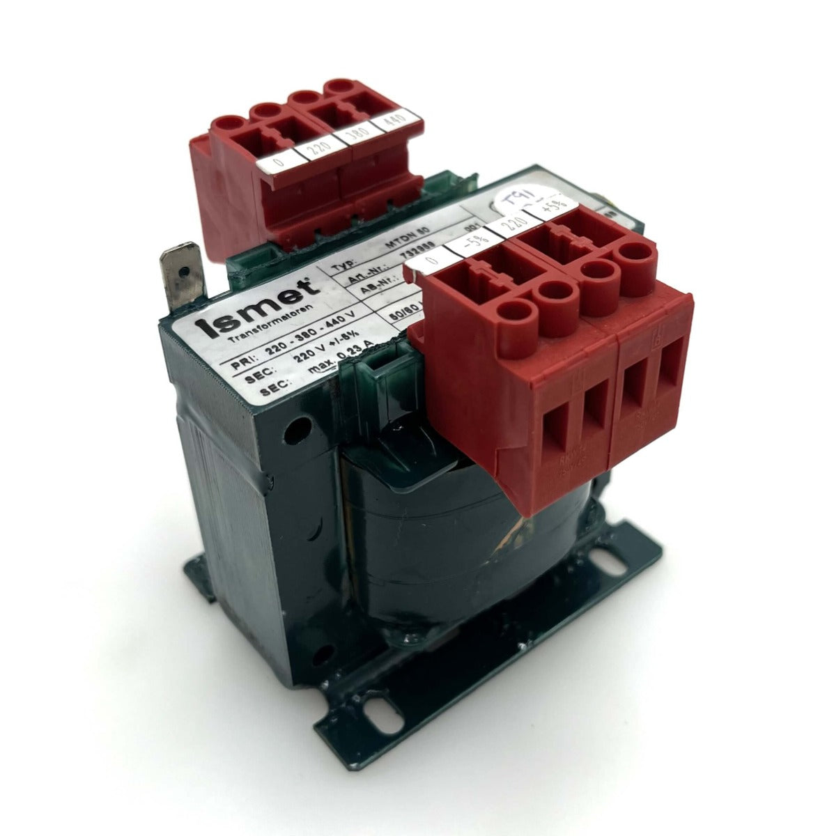 Ismet MTDN 80 Transformator 220/380/440V → 220V 50VA Trafo T9/175