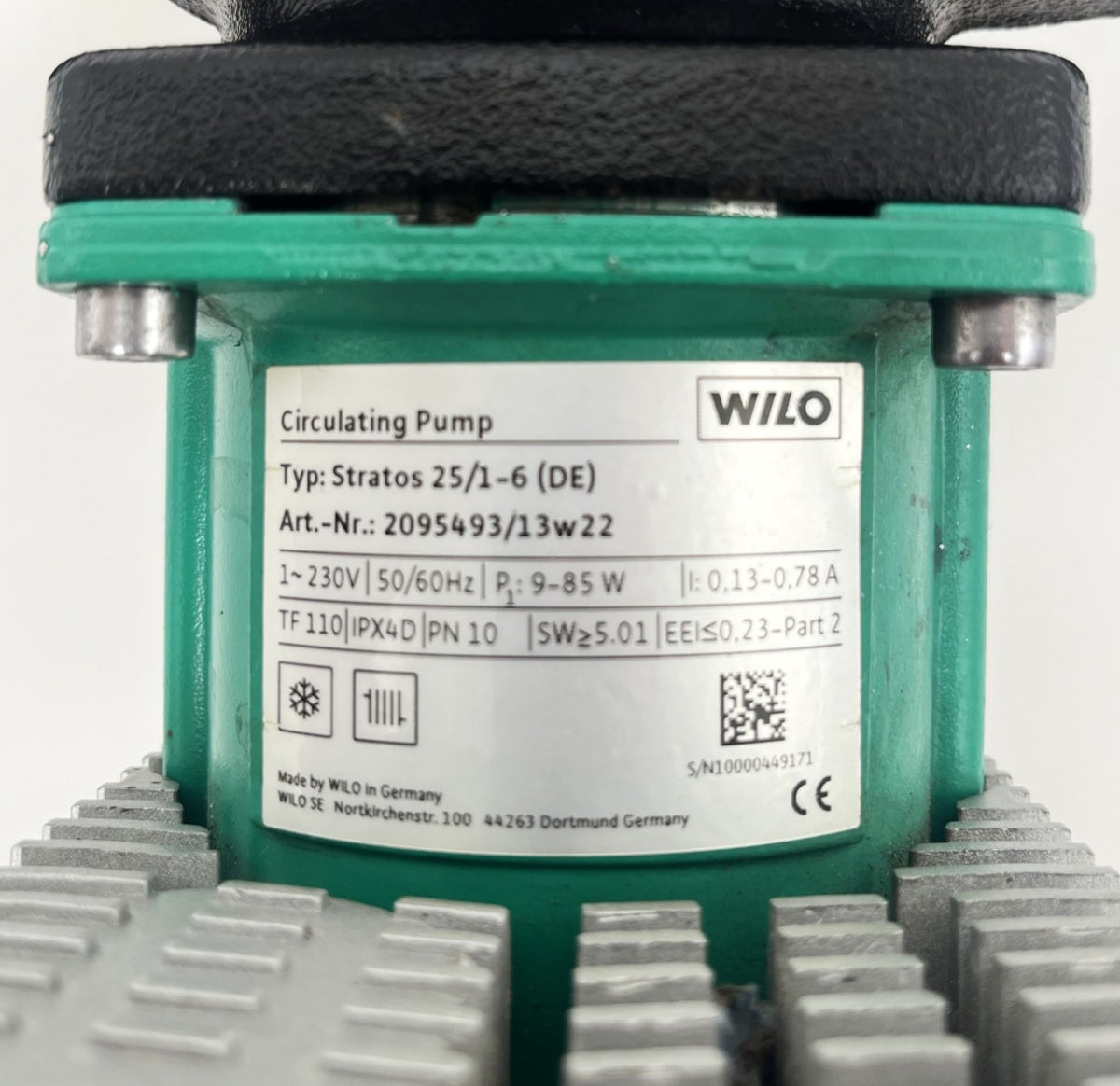 Wilo Stratos 25/1-6 (DE) Heizungspumpe 1x230V Umwälzpumpe P25/26