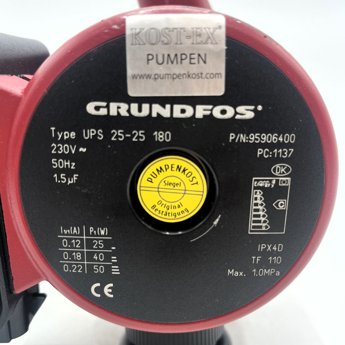 Grundfos UPS 25 - 25 180 Heizungspumpe Umwälzpumpe 1x230V P13/1452