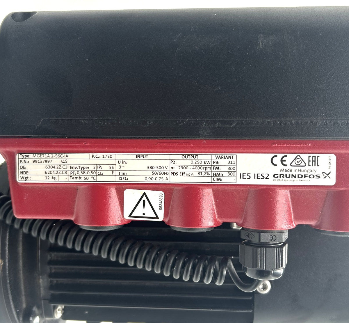 Grundfos TPE3 32-120 S-A-F-A-BQQE Trockenläuferpumpe 0,25 kW 99272203 P26/3