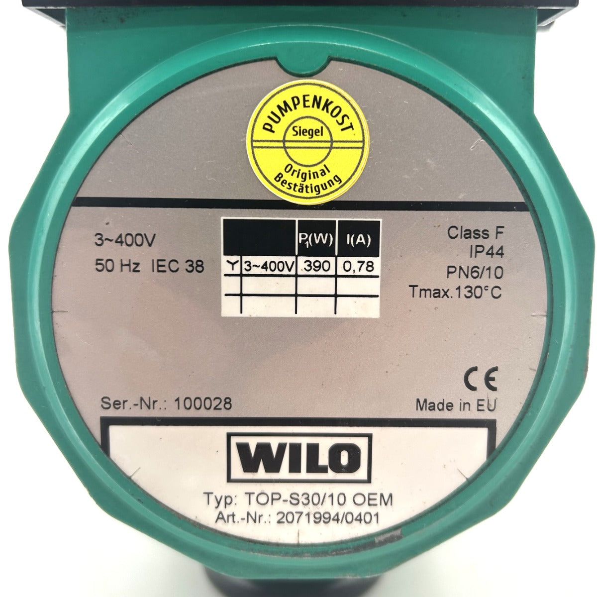 Wilo Top-S30/10 Heizungspumpe 3x400V Umwälzpumpe 180mm PN6/10 OEM P18/35