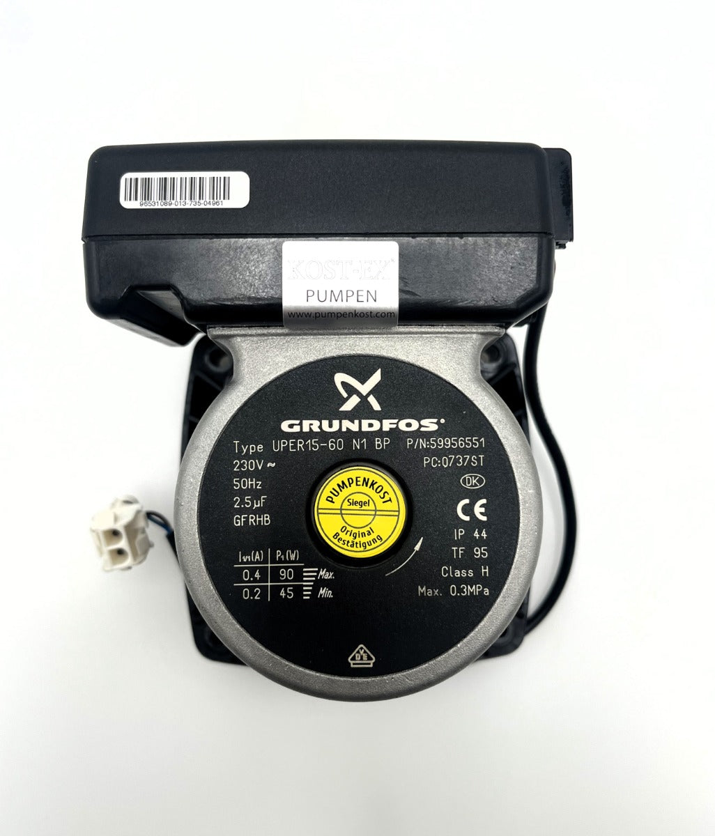 Grundfos UPER 15 - 60 N1 BP Heizungspumpe 1x230V Umwälzpumpe P15/636
