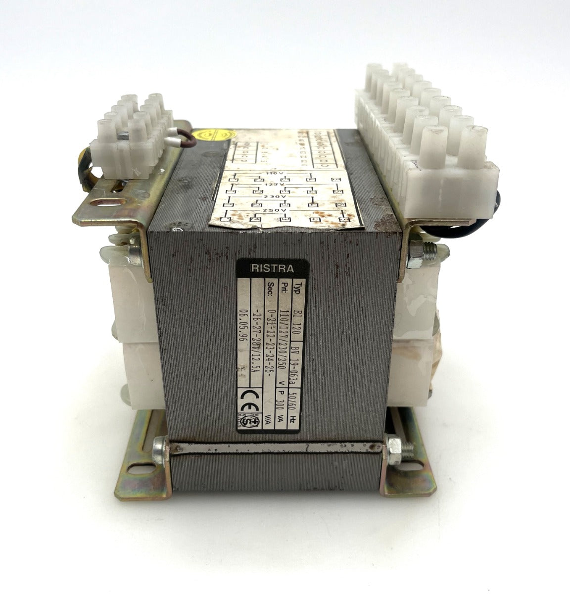 Ristra EI 120 BV 19-063a Transformator 110-250V → 21-28V 300VA Zweikammertrafo T9/254