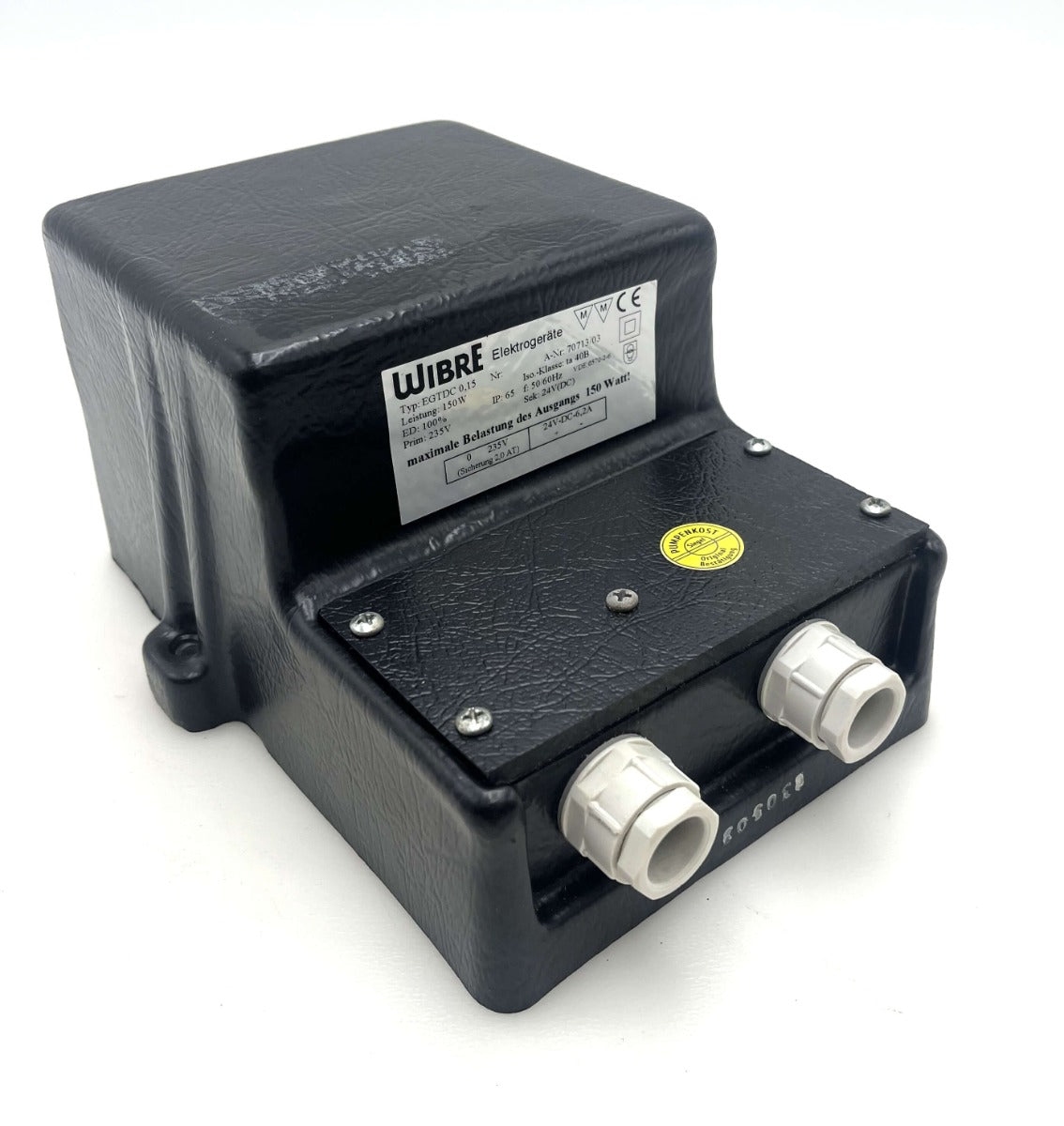 WIBRE EGTDC 0,15 Transformator 235V auf 24V DC 6,2A 150VA Trafo T9/286