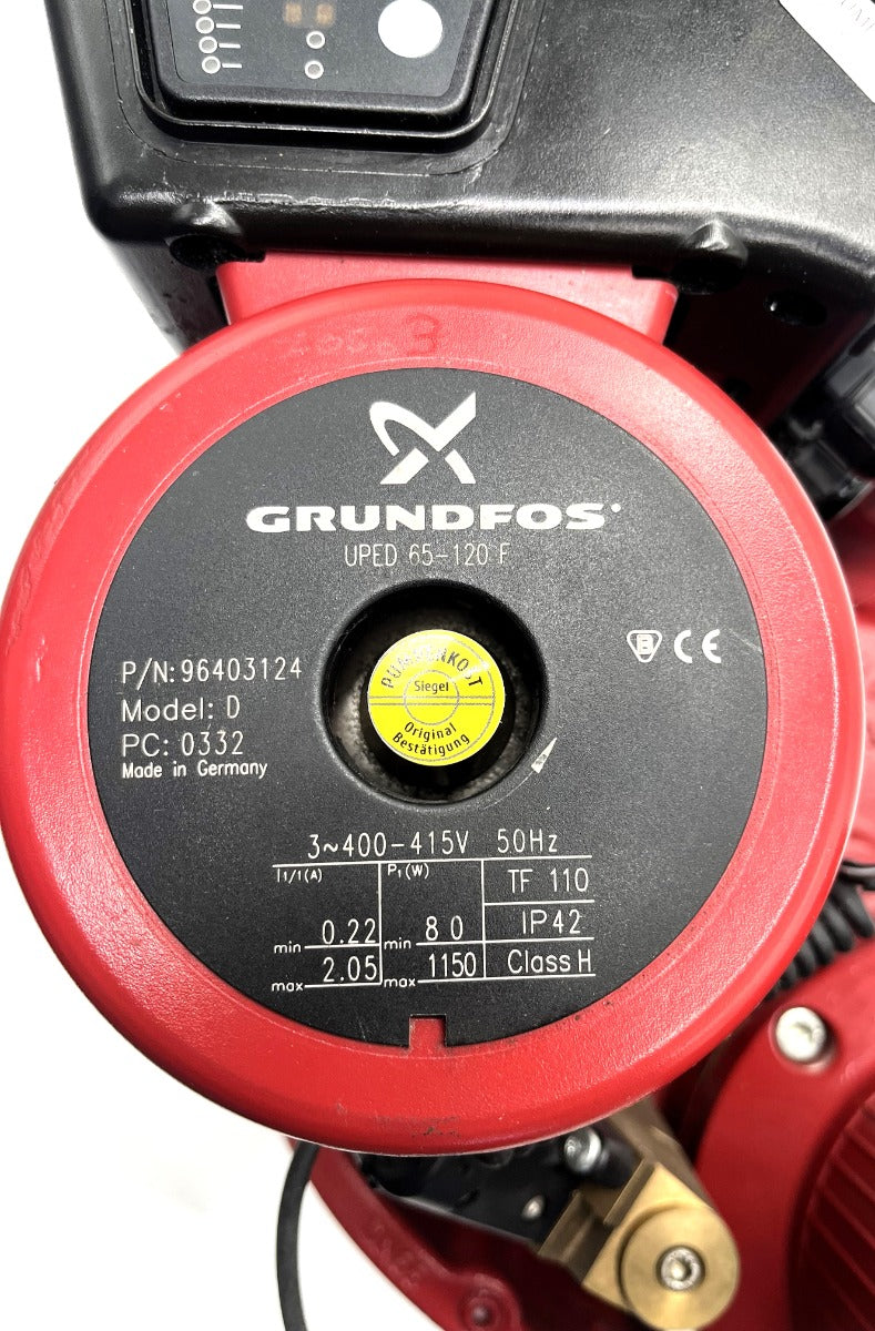 Grundfos UPED 65-120F 3x400V Heizungspumpe 340mm Doppelpumpe PL24/11