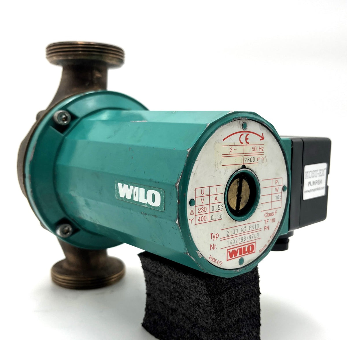 Wilo Z30 RG Baul. 180 mm Rotguss Zirkulationspumpe P11/445