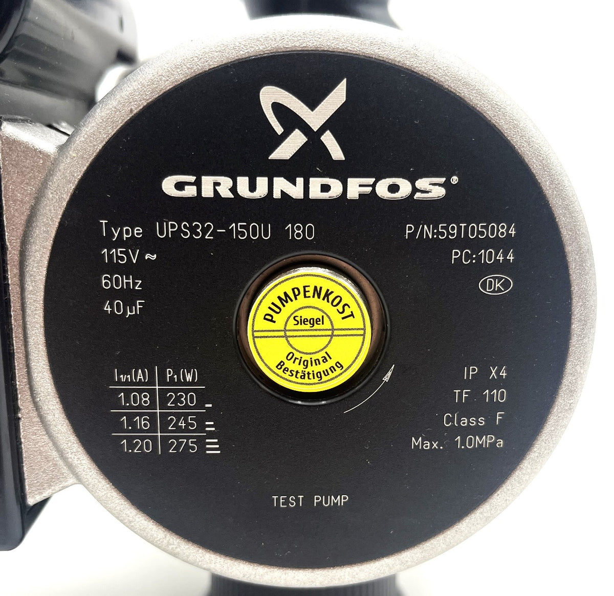 Grundfos UPS 32-150 U 180 Heizungspumpe 115V P15/541