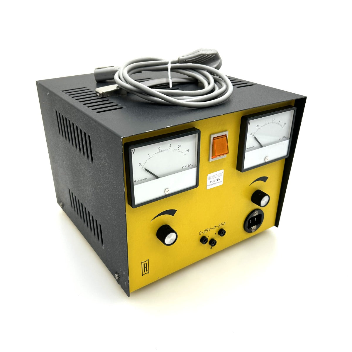 Zentro Trafo Typ 2403 Nr.4013 pri. 220V sec. 0-25V DC Stromversorgung T9/1065