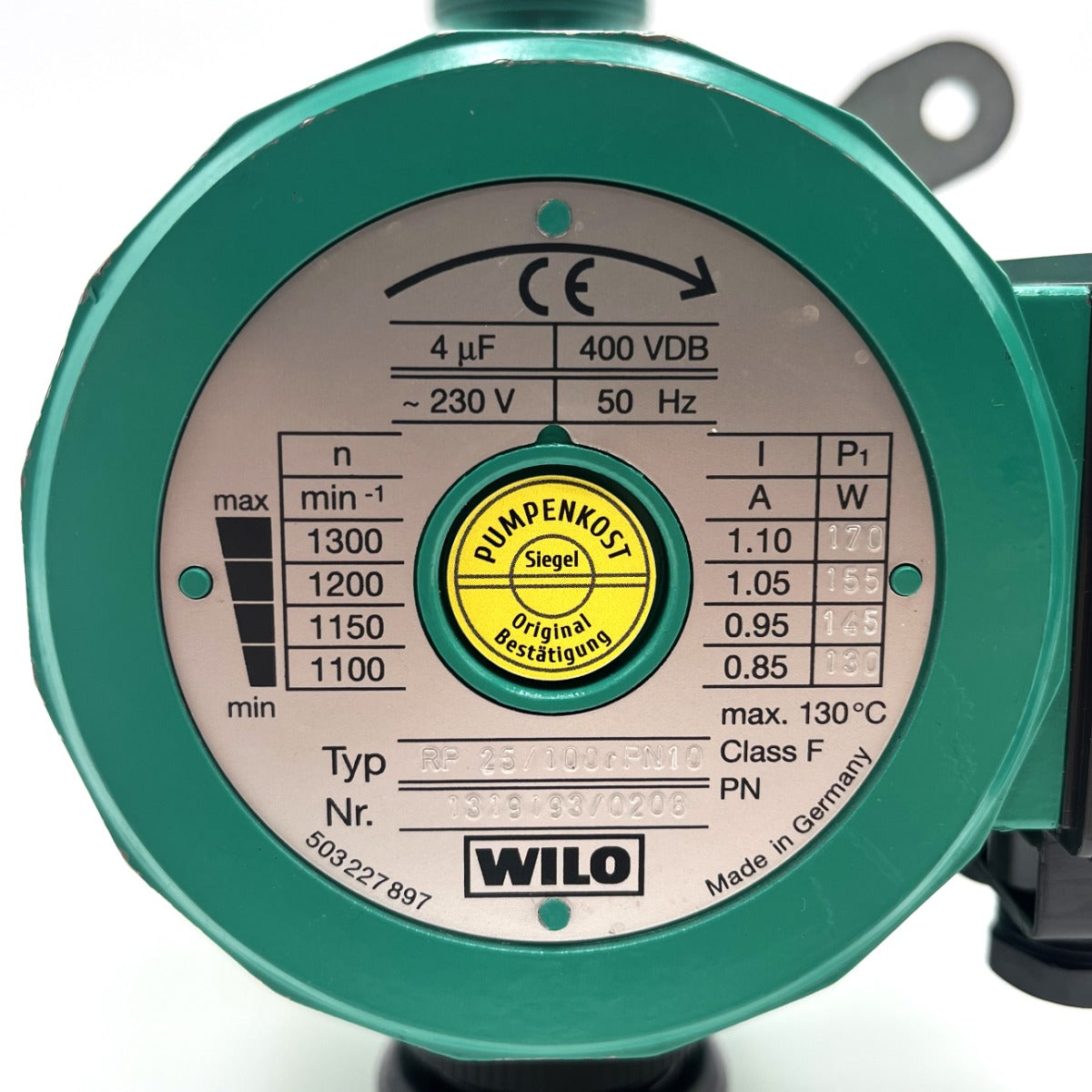 Wilo RP 25/100 r Umwälz- Heizungspumpe 1x230V P21/32