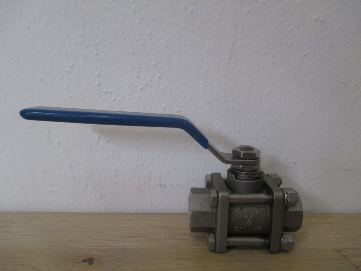 LEGRIS Kugelhahn Valpres DN 10 PN 64 AISI 316 Edelstahl 1/4 Zoll K17/241