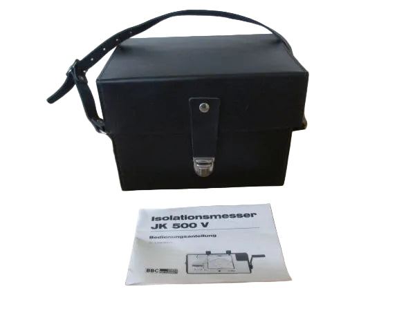 Isolationsmesser JK 500 V BBC Goerz Metrawatt Isolationsprüfgerät K17/359