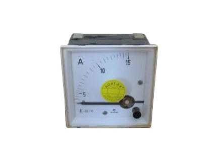 Gossen Einbaumessgerät 15 A Strommesser Amperemeter KOST-EX K17/470