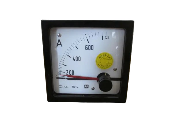 Einbaumessgerät 600 / 5 A MW Strommesser Messinstrument Messgerät K17/479