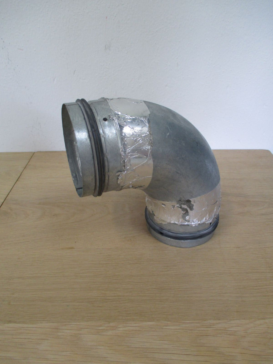 Lüftungsbogen Bogen DN 100 90°Grad mit Lippendichtung Lüftung Luft K17/831