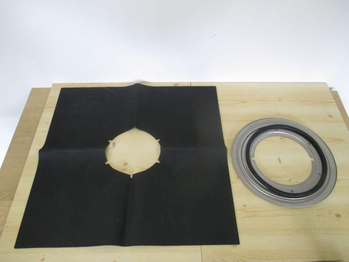 Viega Dünnbett Isolierflansch 150 mm Klemmflansch Bodenablauf Set K17/983