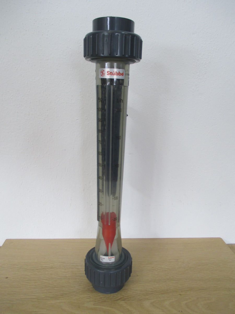 Stübbe Durchflussmesser DFM 350 DN 40 PVC Durchflussmessgerät K18/317