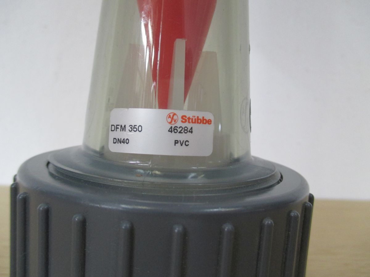 Stübbe Durchflussmesser DFM 350 DN 40 PVC Durchflussmessgerät K18/317