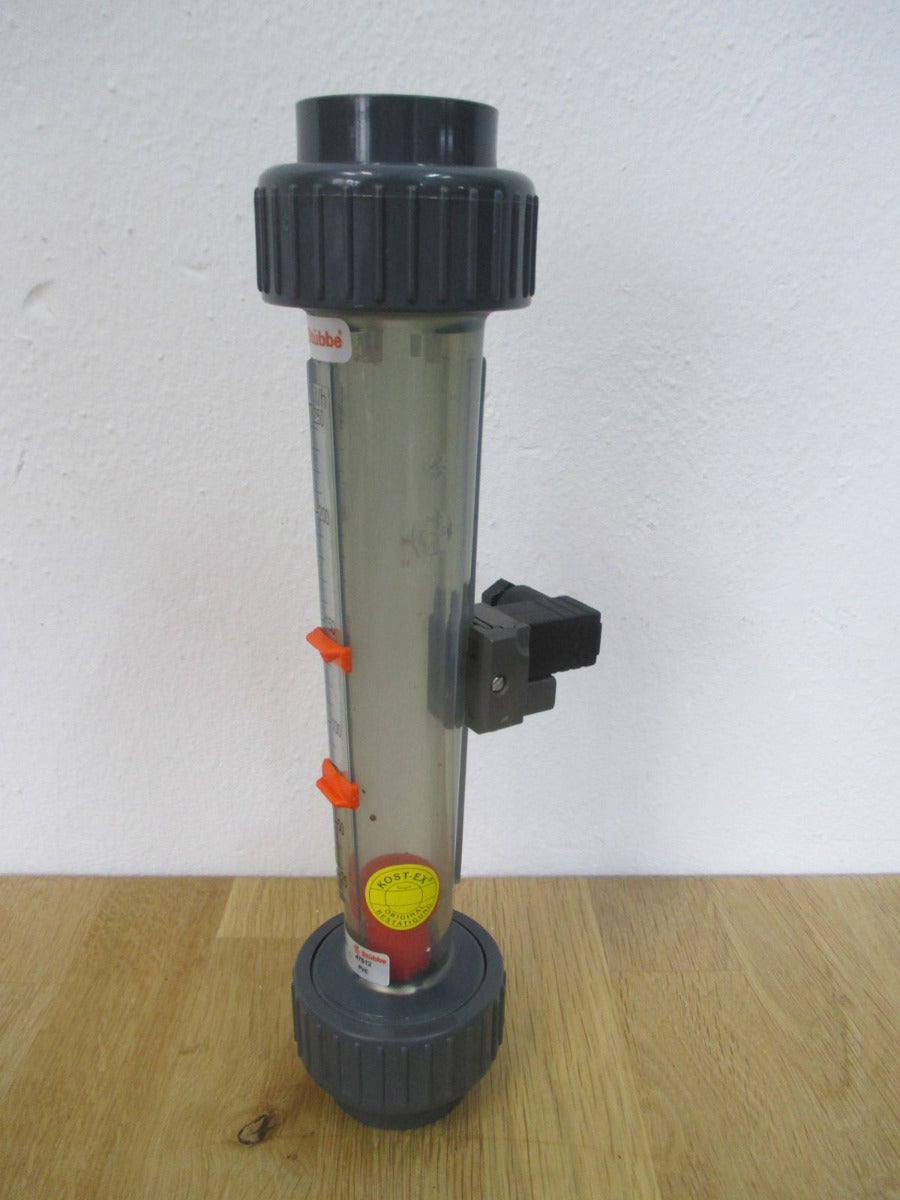 Stübbe DFM 200 Durchflussmesser DN 25 PVC Pumpenkost K18/341