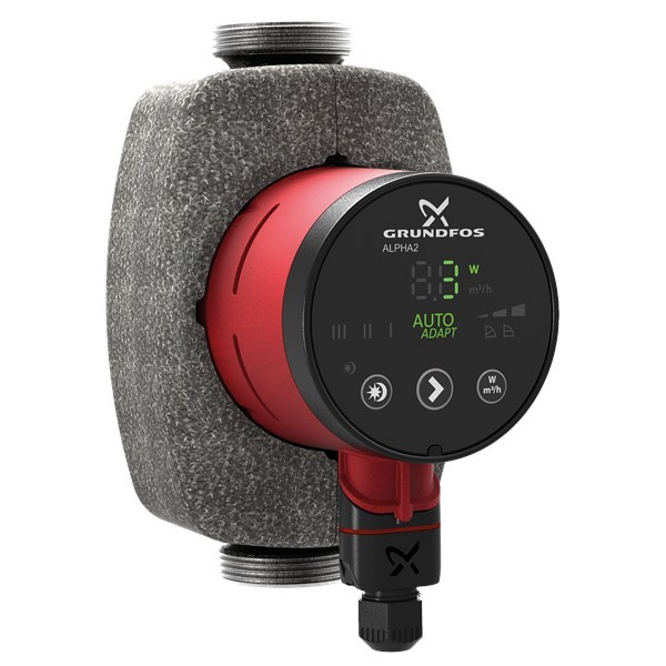 Grundfos Alpha2 25-60 N 180 Zirkulationspumpe 1x230V Heizungspumpe P25/43