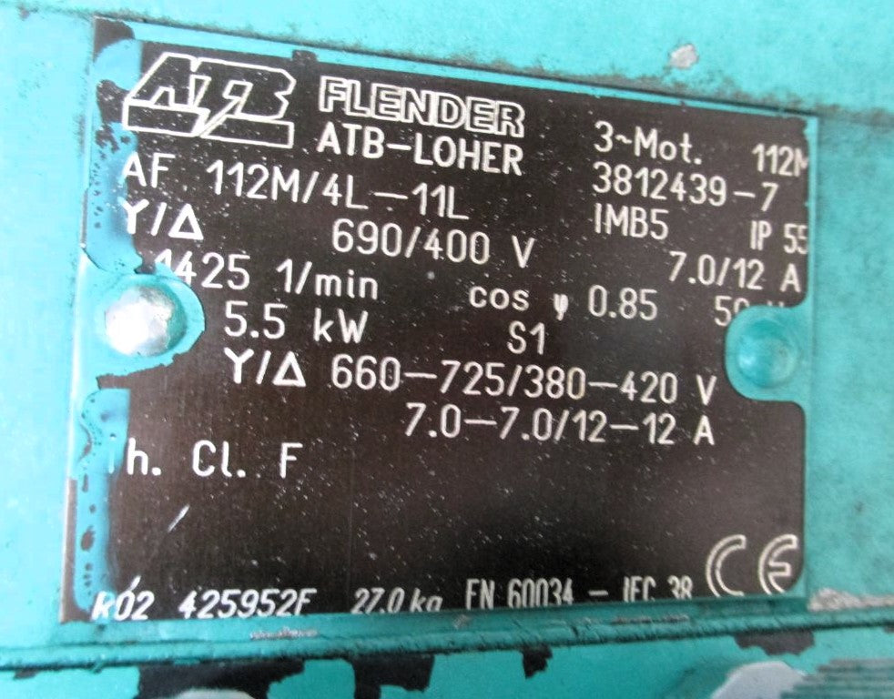 Wilo IPN 125/224-5,5/4 G12B Inlinepumpe 3x400V 5,5kW 620mm P14/1020