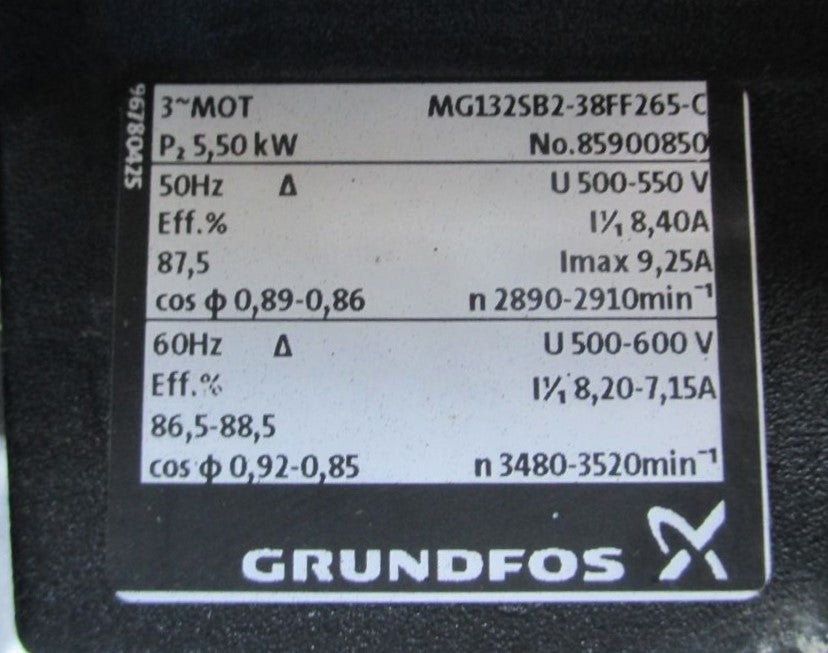 Grundfos TP 100-200/2 X-F-A-BAQE Trockenläuferpumpe P20/61