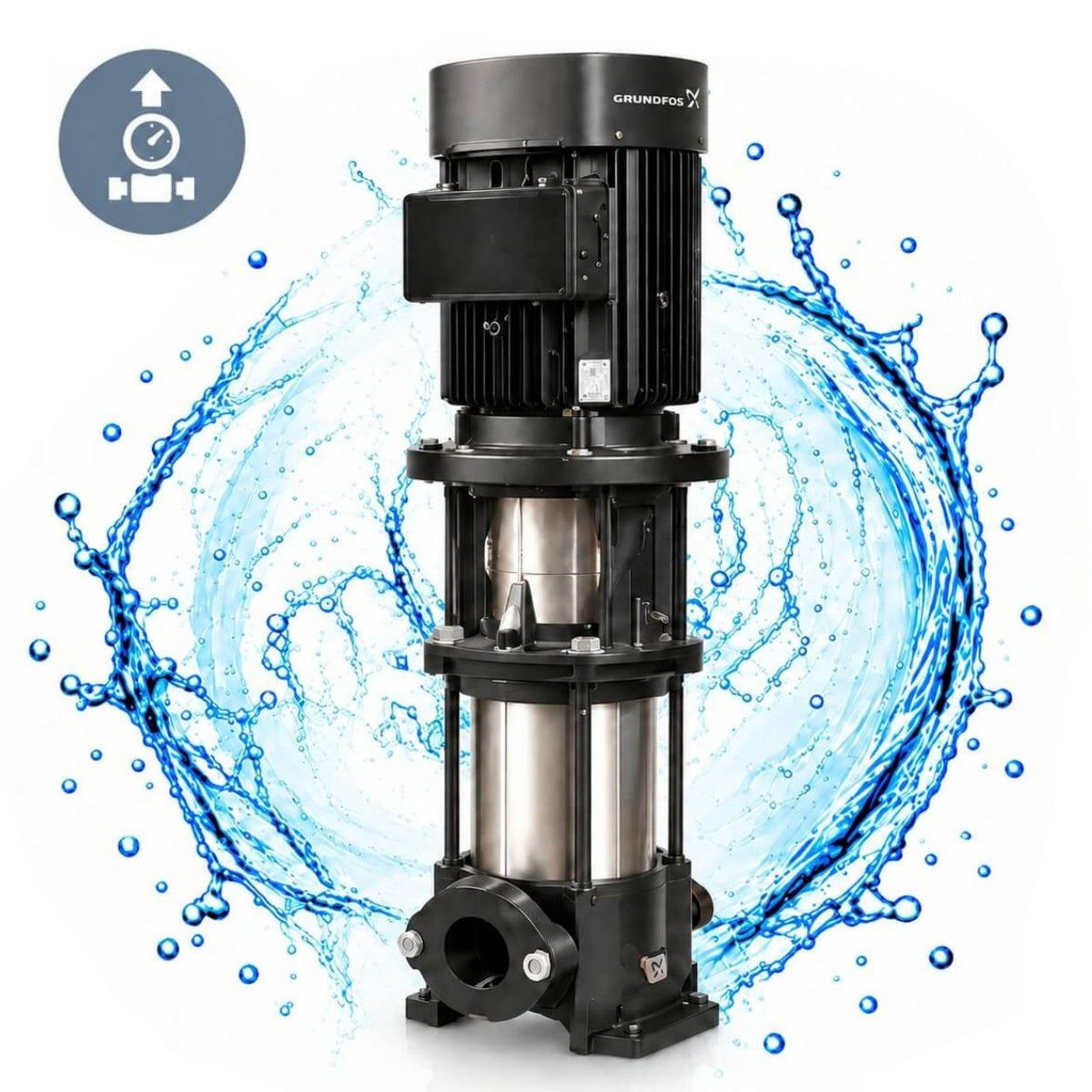 Grundfos CR5-8 A-A-A-E-HQQE 1X220/240V 50HZ PK25/102