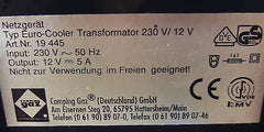 Transformator Netzgerät 230 V sec 12 V 5 A Bestnr.:T10/268