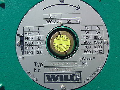 Wilo P 50/250 r Heizungspumpe 3x380V 440mm  P8/652
