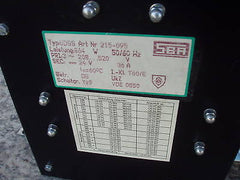 SBA Transformator  pri 208 V bis 520 V sec 24 V DC 38 A   T10/285