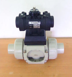 3 Wege Kugelhahn Stübbe DN 40 PN 10 pneumatisch    S11/62