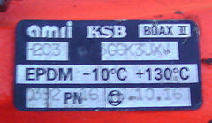 Butterfly Ventil KSB amri BOAX II DN 25 H203 3G6K3JXV EPDM Absperrventil Hahn S13/39