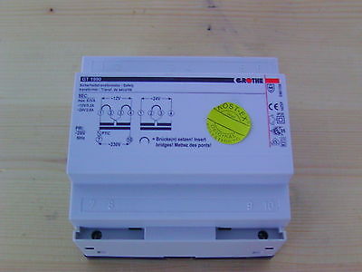 Trafo Grohe GT 1990 14160 pri 230 V sec. 12 V 24 V  Klingeltrafo KOST-EX  T12/37