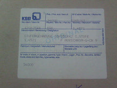 KSB Stufengehäuse 50/151x42 1. Stufe 1.4571 Movichrom G CN 9 S13/105