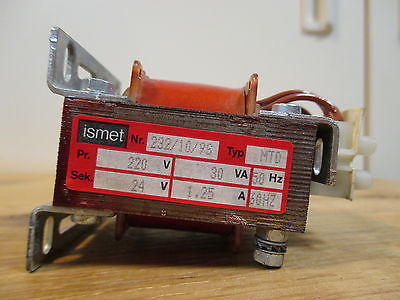 Trafo BLO NTR 325 24 VA pri. 230V AC  sec. 2x12V  1A Zweikammertrafo  T13/26