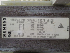 Transformator  4AM5368-2AB  Trafo  pri.525/500/475 V  sek.220 V  500 VA  T9/887