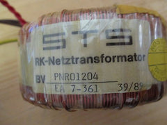 STS Transformator  EA 7-361  Ringkerntrafo Trafo  pri. 230 V  sek. 21 V T9/977
