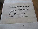 Landis & GYR POLYGYR Differenzdruckwächter RMB 21.202  0,1 - 1 kPa  S13/312