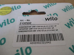 Wilo Kondensator 12 MF Art.-Nr: 2132532 Pumpe Motor Mikro Farad KOST-EX S14/314