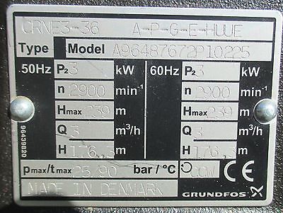 Grundfos CRNE3-36 A-P-G-E-HUUE Druckerhöhungspumpe  P15/112