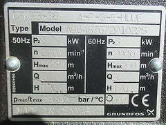 Grundfos CRNE3-36 A-P-G-E-HUUE Druckerhöhungspumpe  P15/112
