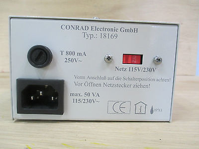 Trafo Conrad Vorschalt Spar Tranformator 115 / 230 V 50 VA 510204 KOST-EX T16/39