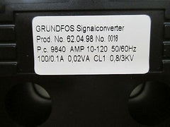 Grundfos Signalumformer für CU3   AMP 10 - 120 No. 62.04.98  50/60 Hz S16/107